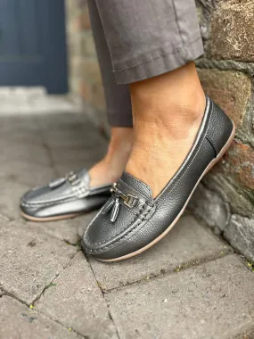 Bronze Leather Tassel Loafer