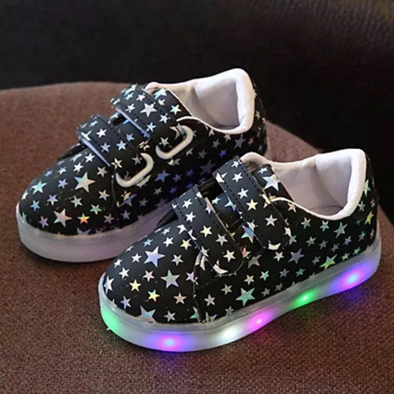 Casual Unisex Boy Girl  Led Luminous Sneakers Shoes