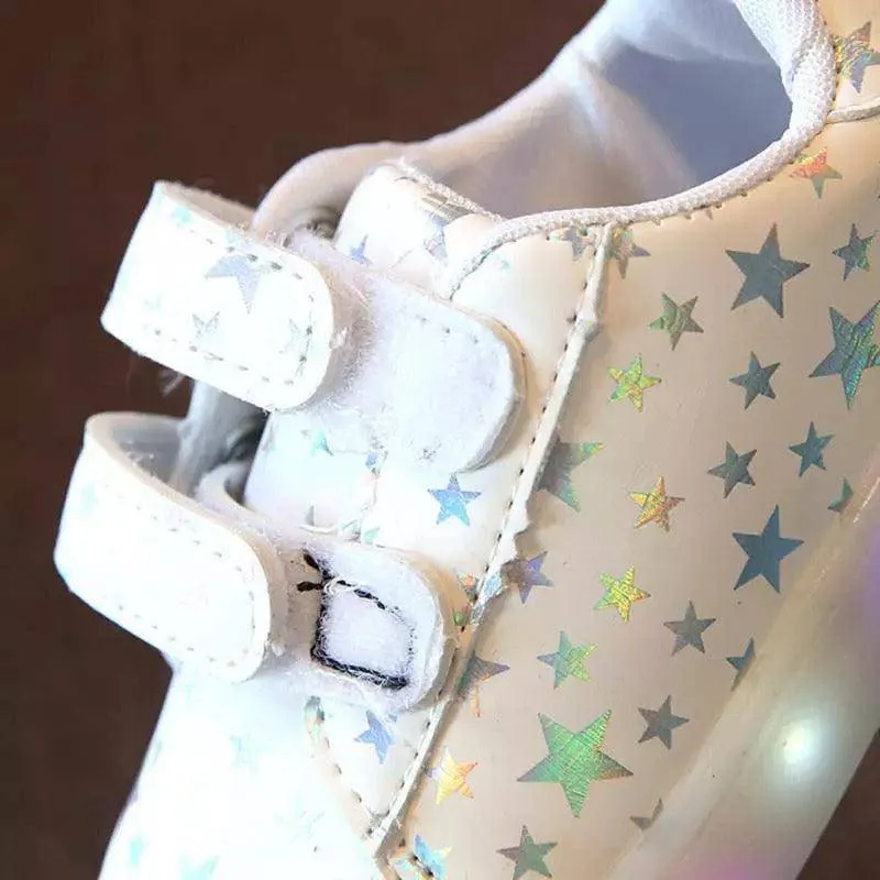 Casual Unisex Boy Girl  Led Luminous Sneakers Shoes