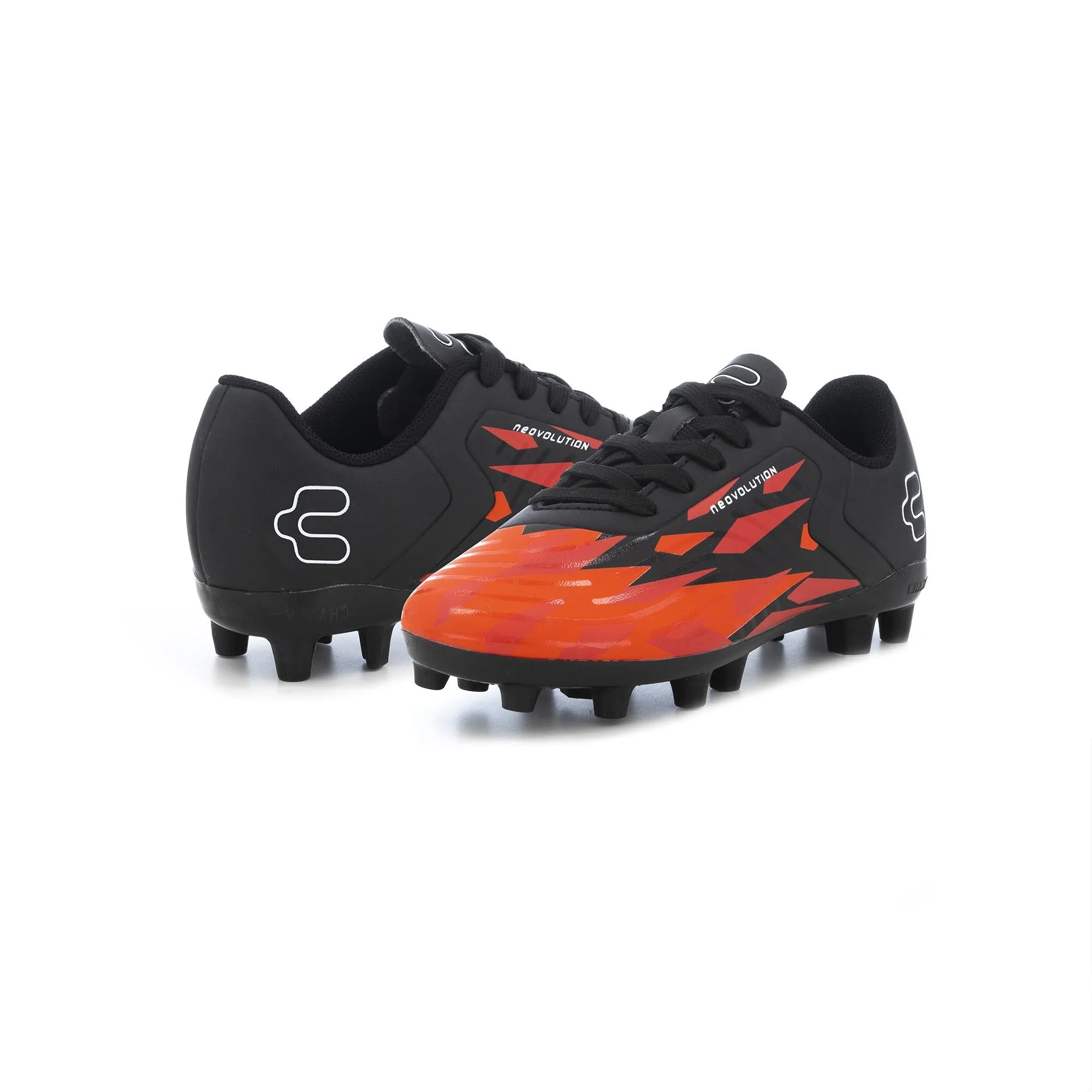 Charly Neovolution Select Youth Soccer Cleats - Black/Red