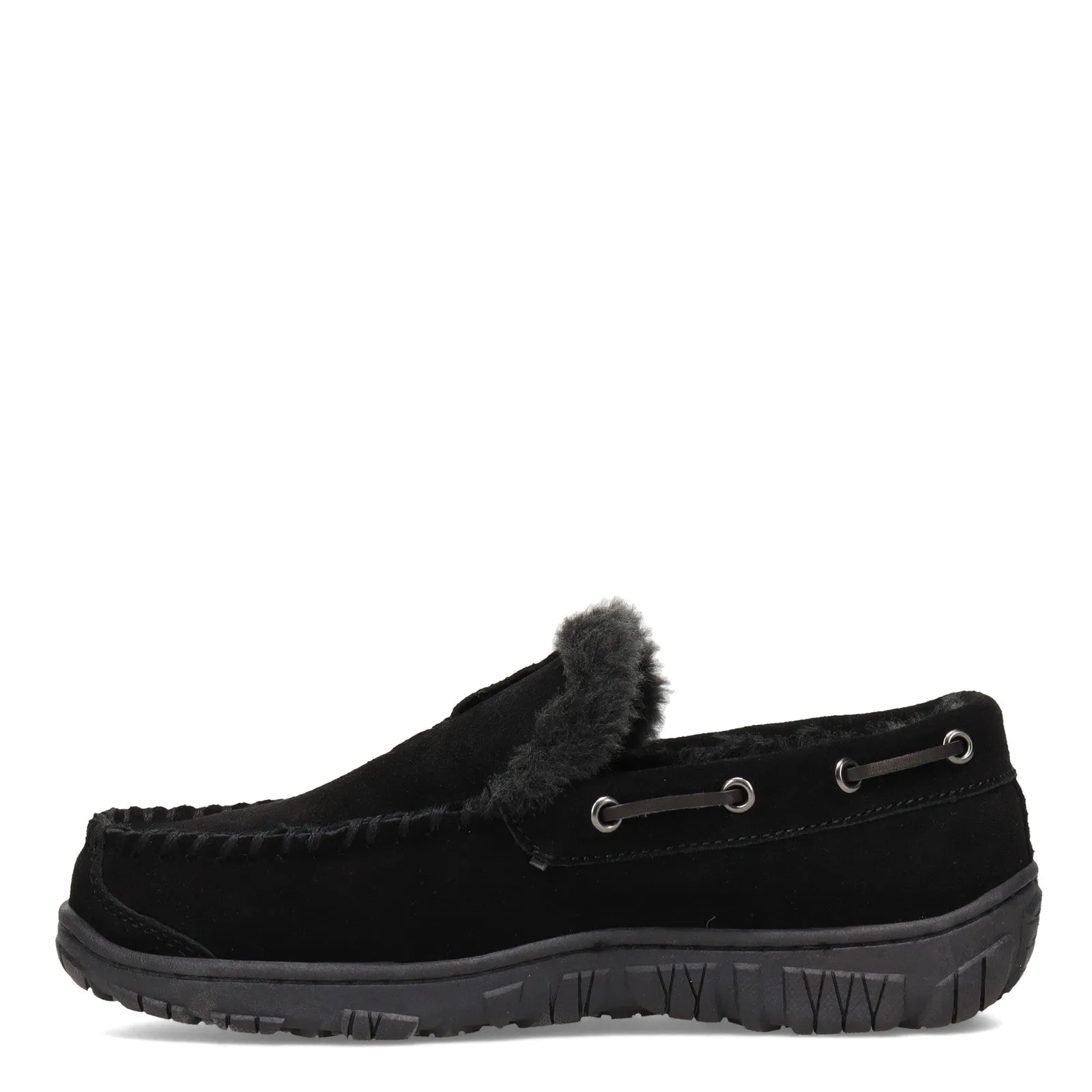 Clarks Venetian Suede Fur Lined Slip On Casual Loafer Moccasin Slippers