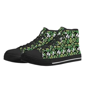 Clover Patch Mens High Top Canvas Shoes