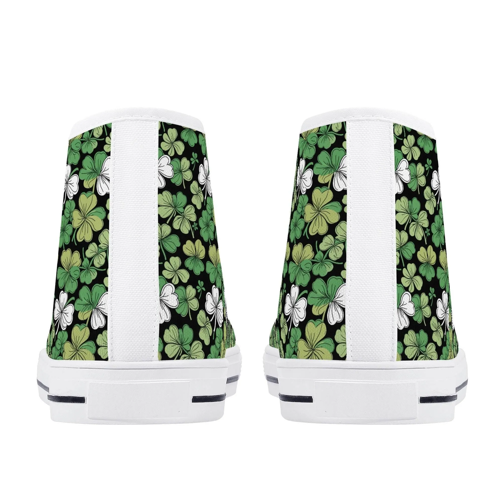Clover Patch Mens High Top Canvas Shoes