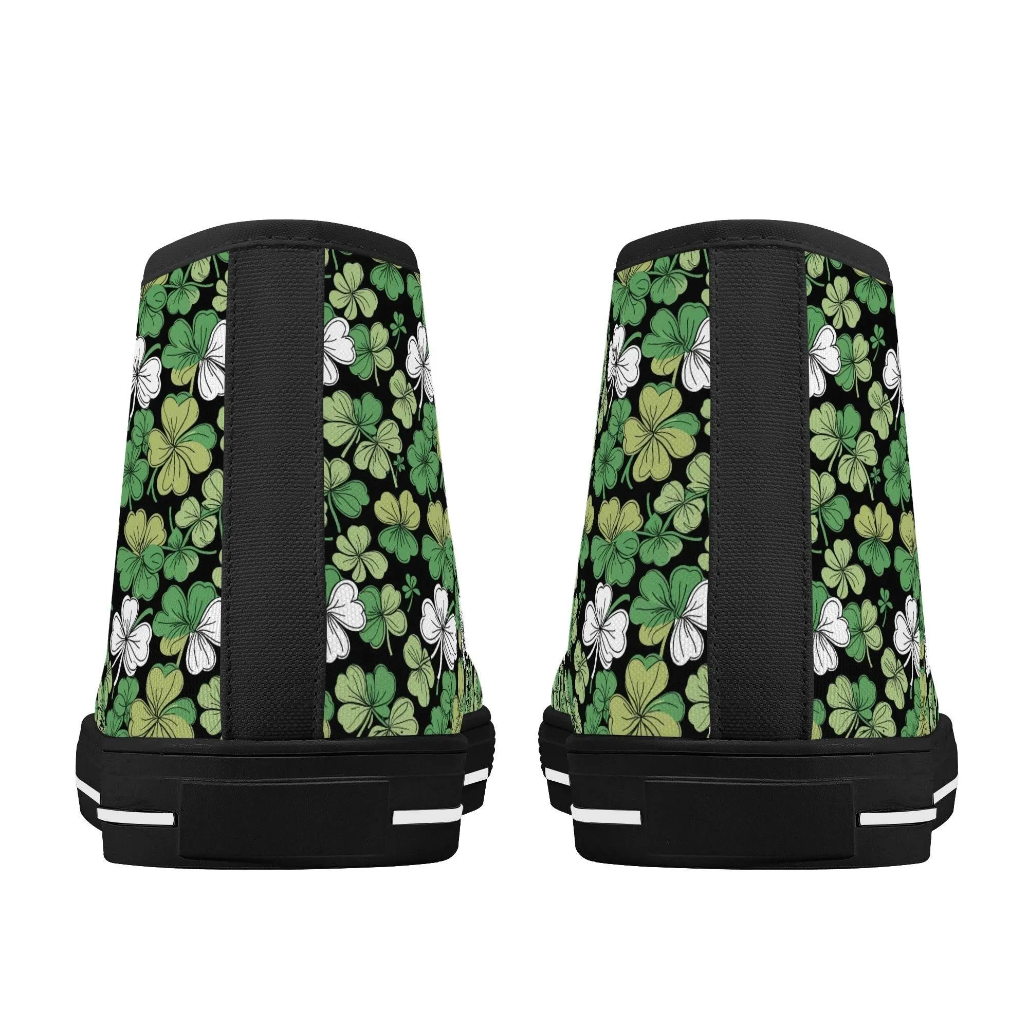 Clover Patch Mens High Top Canvas Shoes