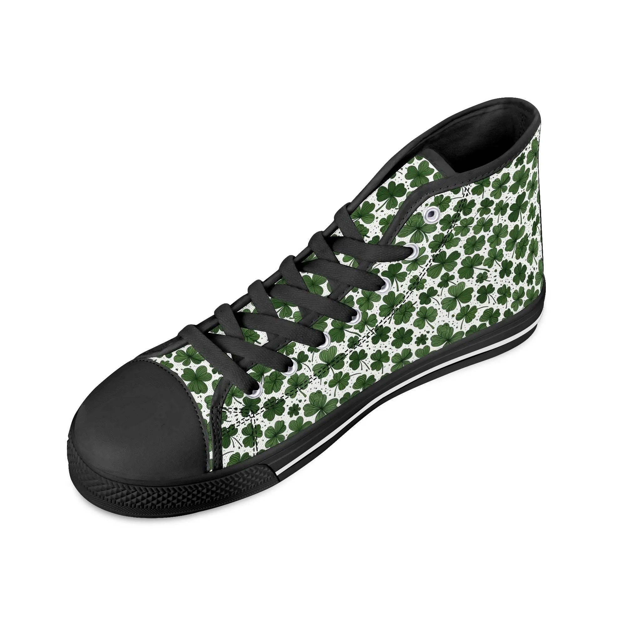 Clovers Mens High Top Canvas Shoes