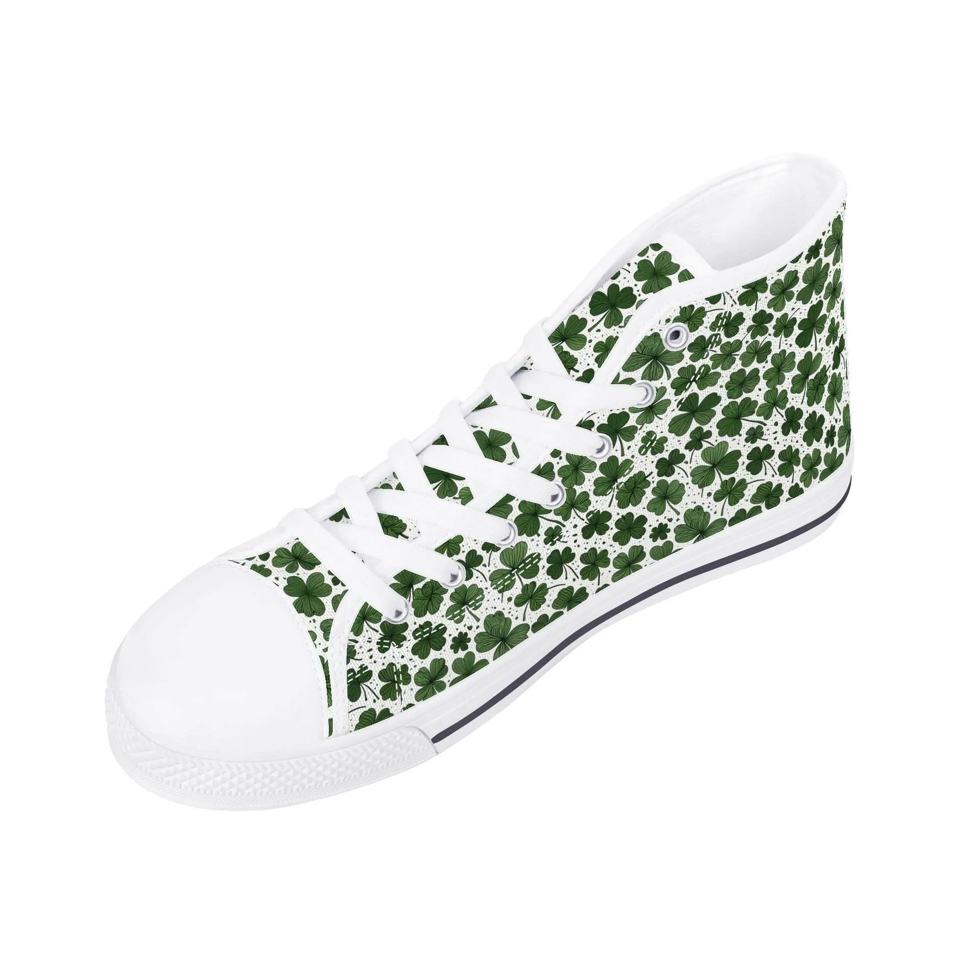Clovers Mens High Top Canvas Shoes