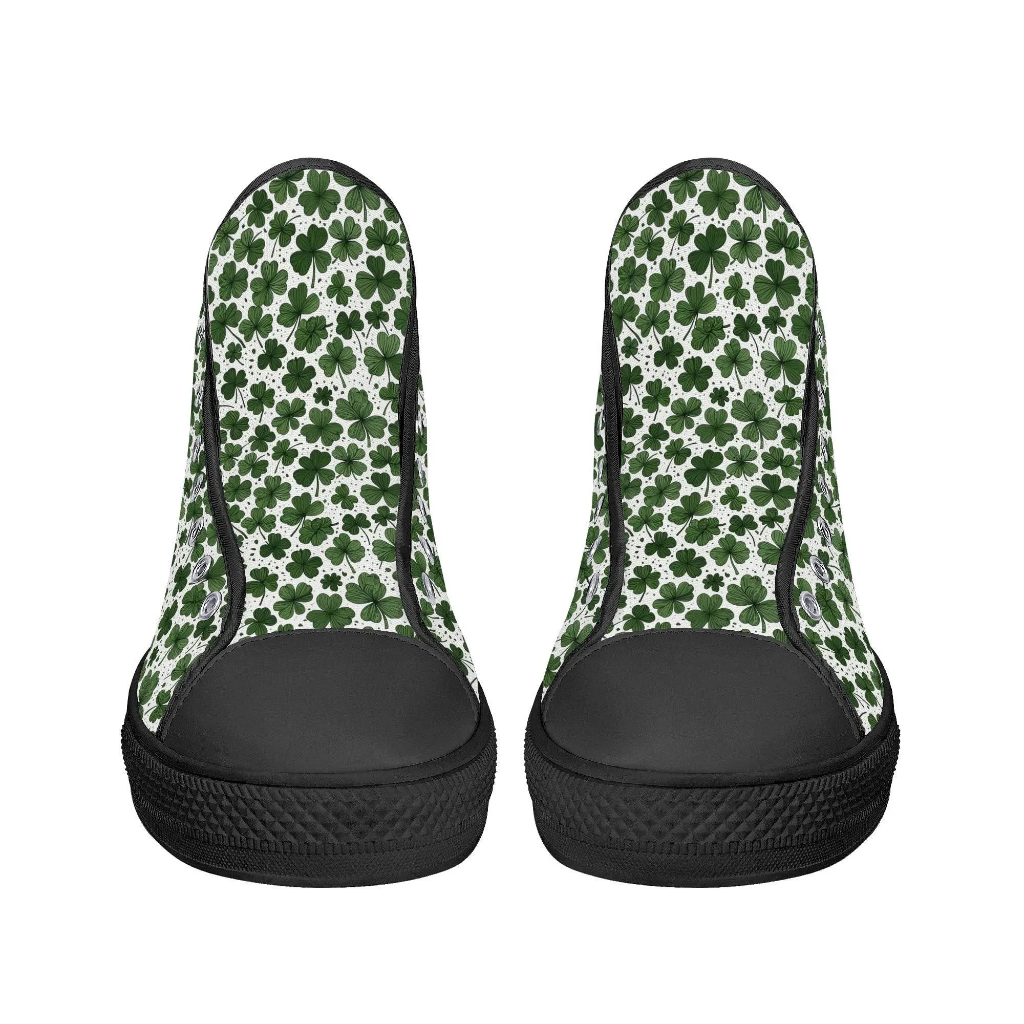 Clovers Mens High Top Canvas Shoes