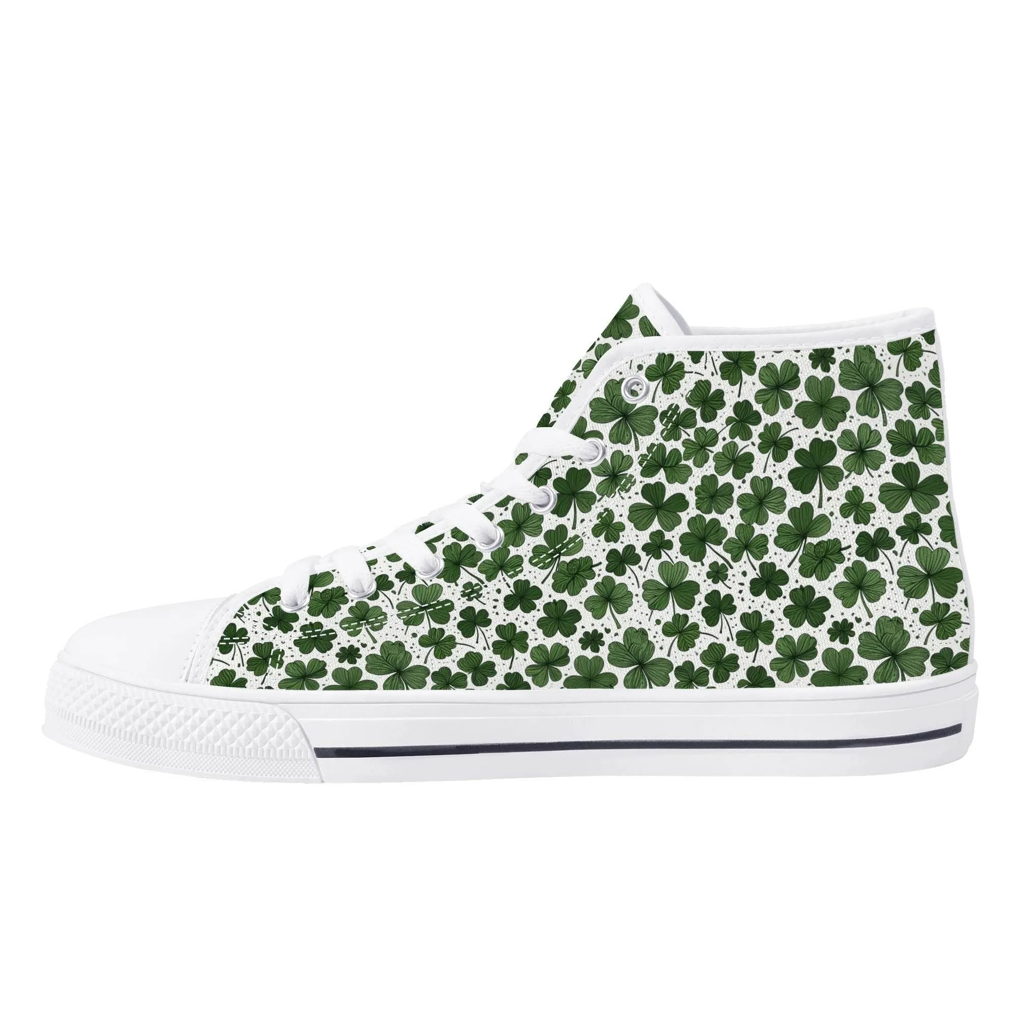 Clovers Mens High Top Canvas Shoes