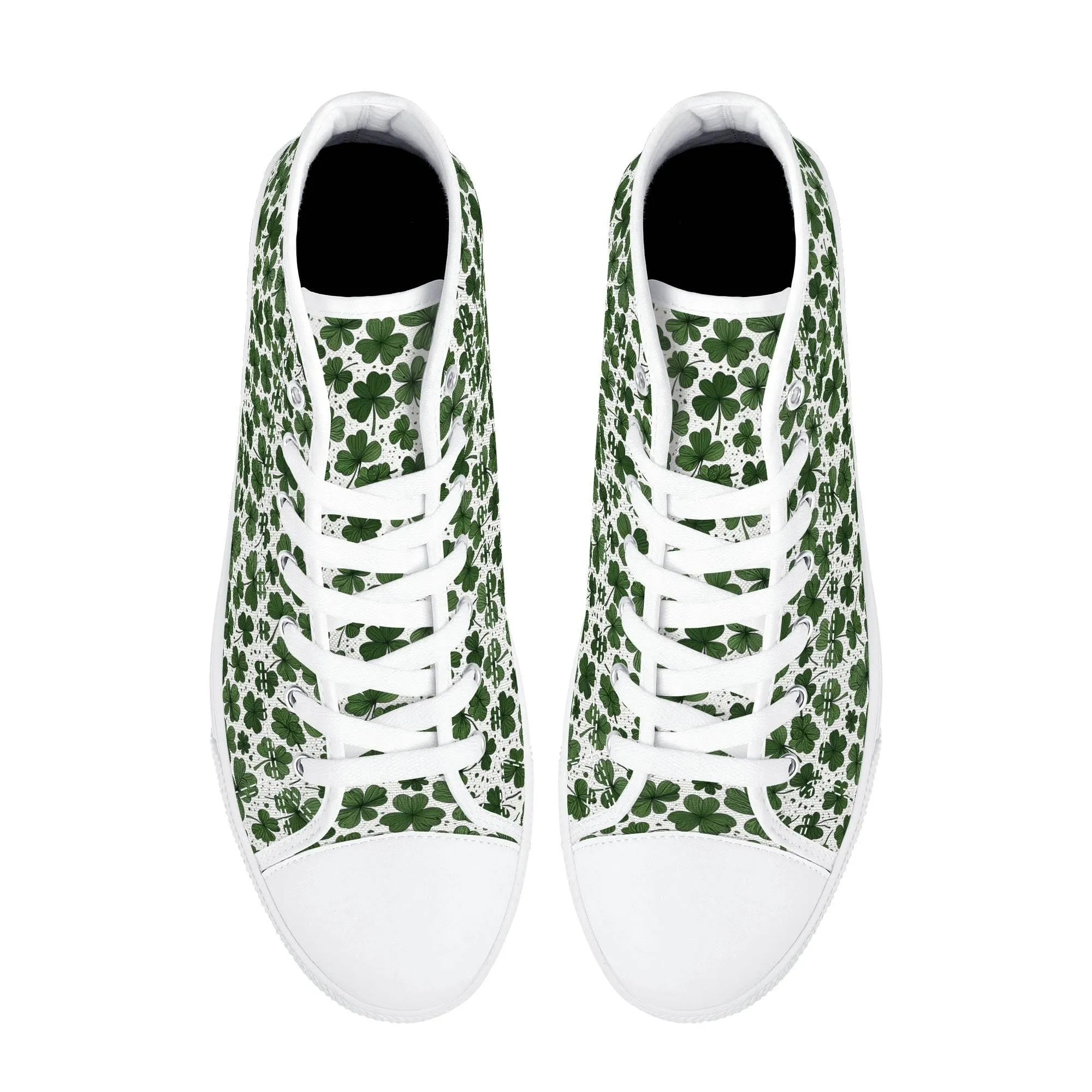Clovers Mens High Top Canvas Shoes
