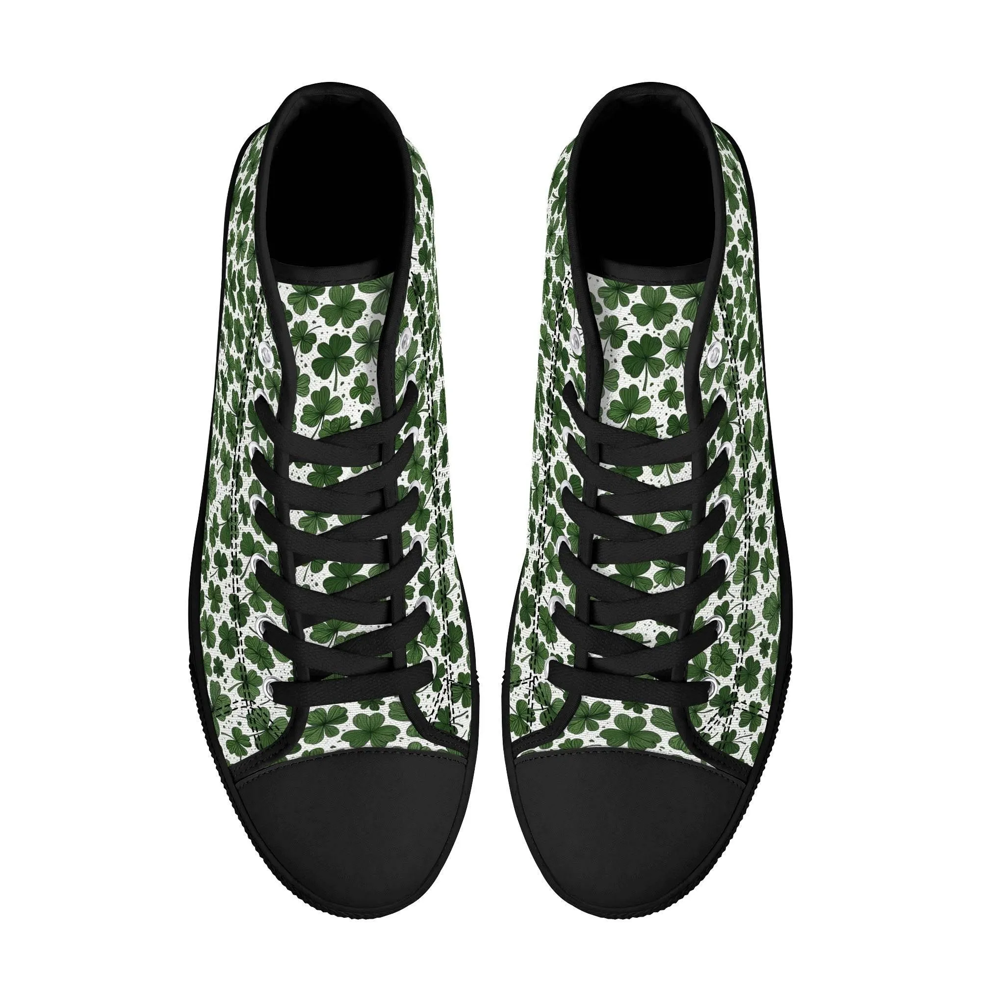 Clovers Mens High Top Canvas Shoes