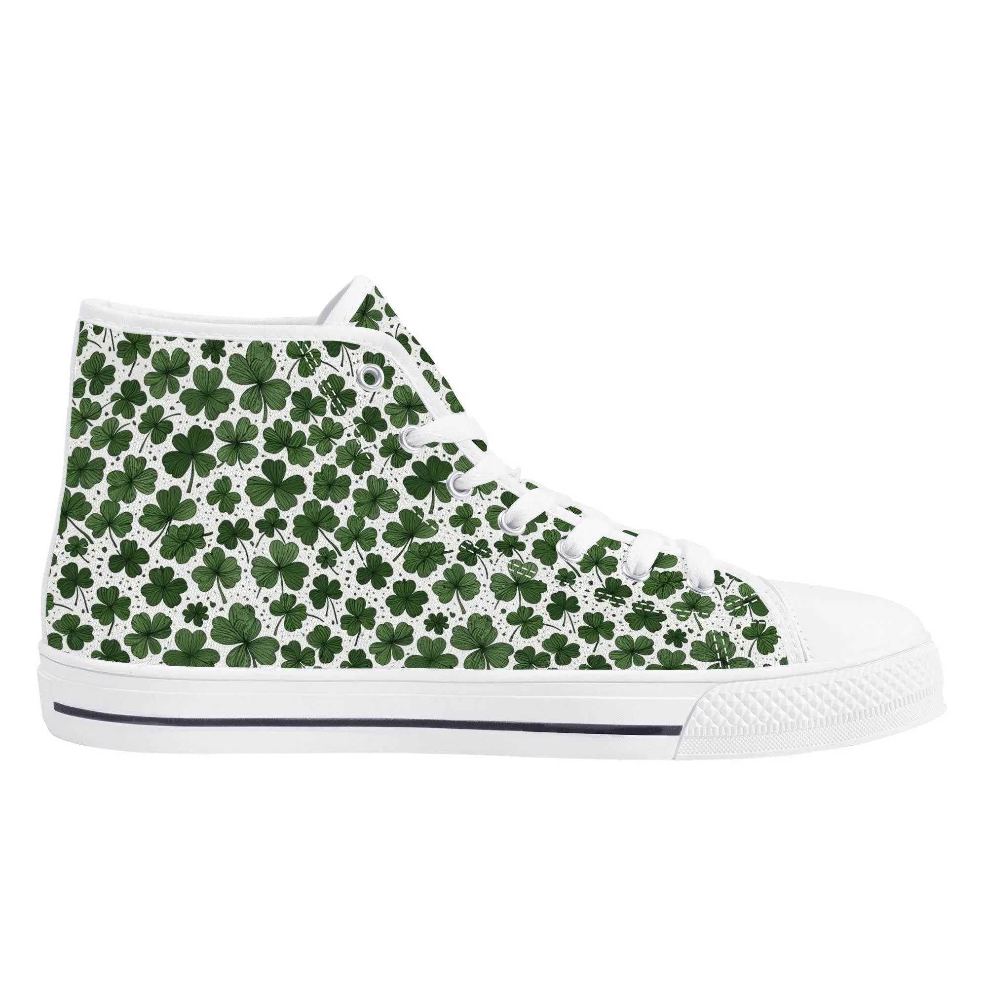 Clovers Mens High Top Canvas Shoes