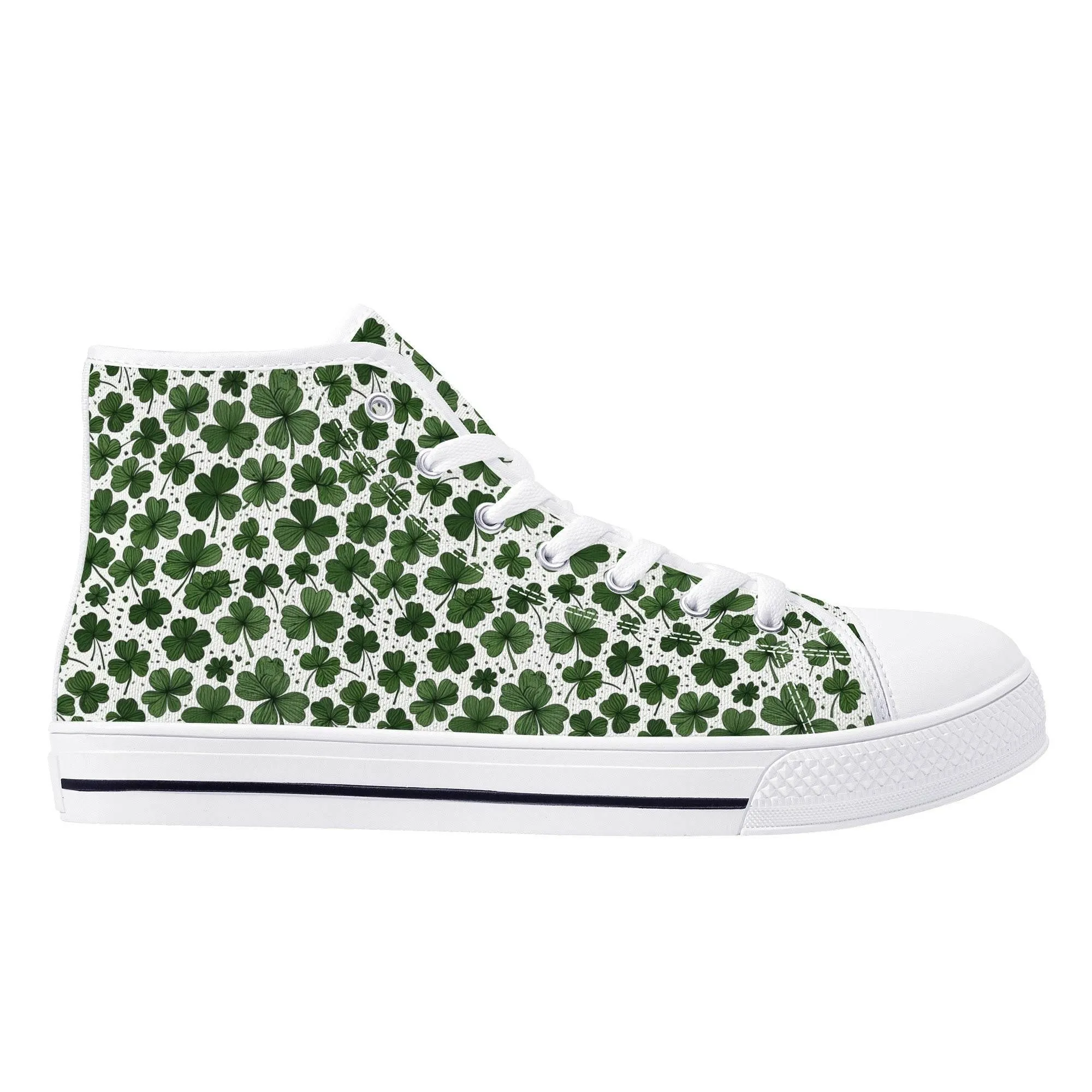 Clovers Mens High Top Canvas Shoes