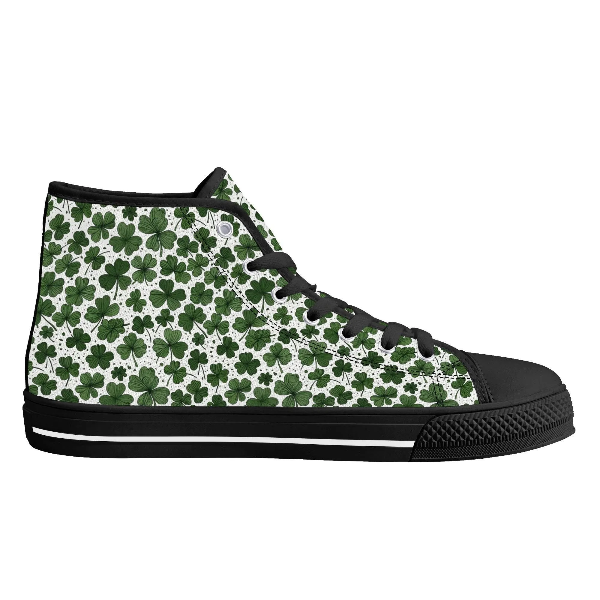 Clovers Mens High Top Canvas Shoes