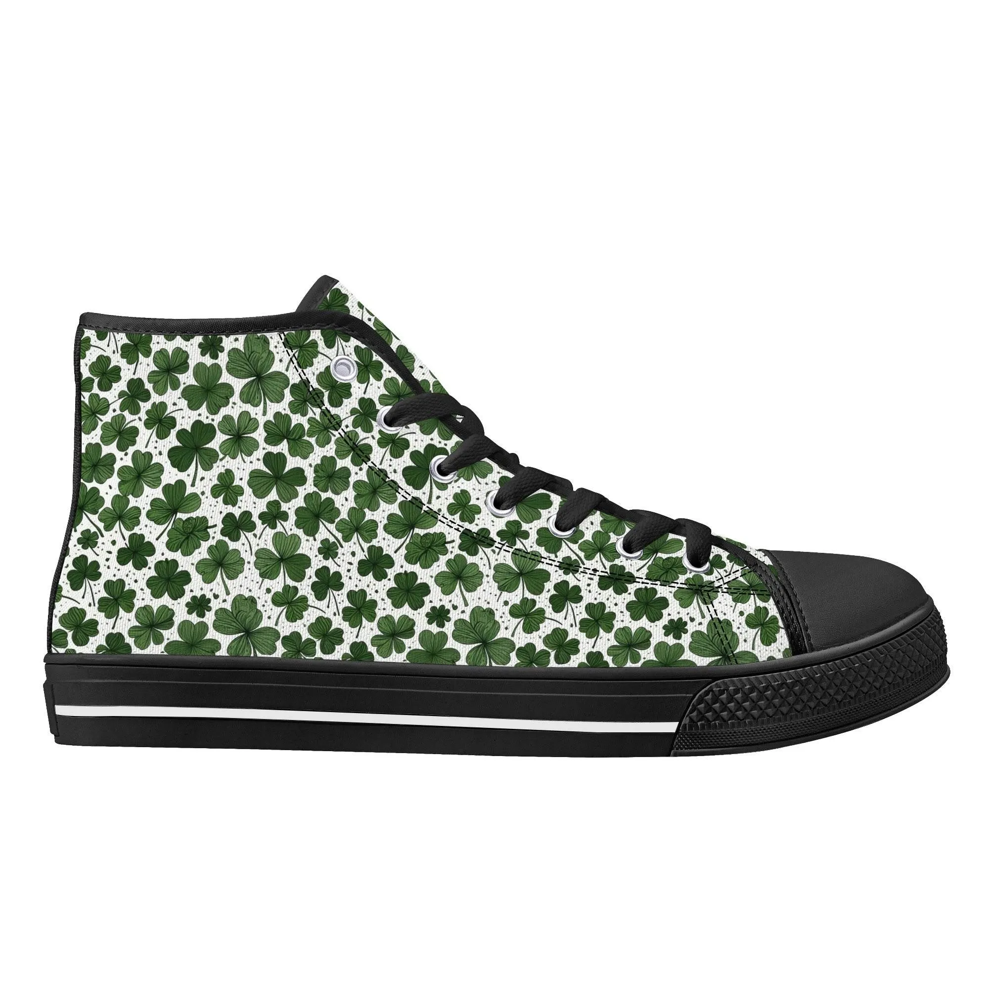 Clovers Mens High Top Canvas Shoes
