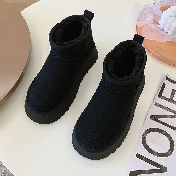 Fur Lined Extra Heeled Boots For Women