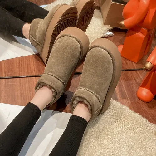 Fur Lined Extra Heeled Boots For Women