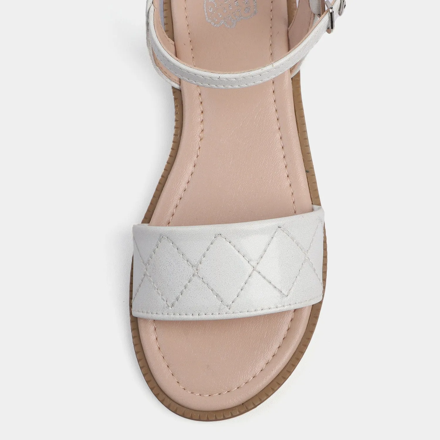Girls Sandal 456-56-White