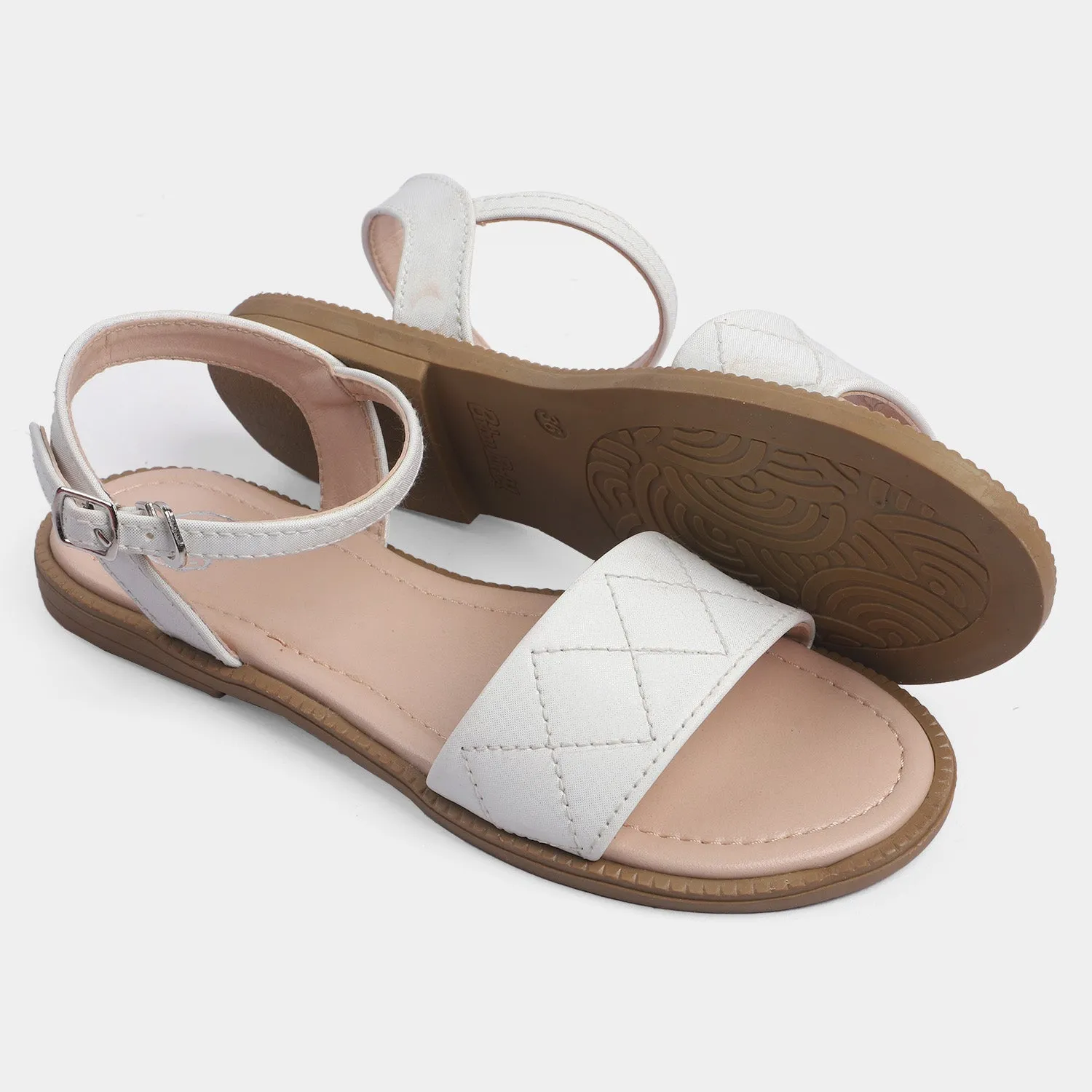 Girls Sandal 456-56-White