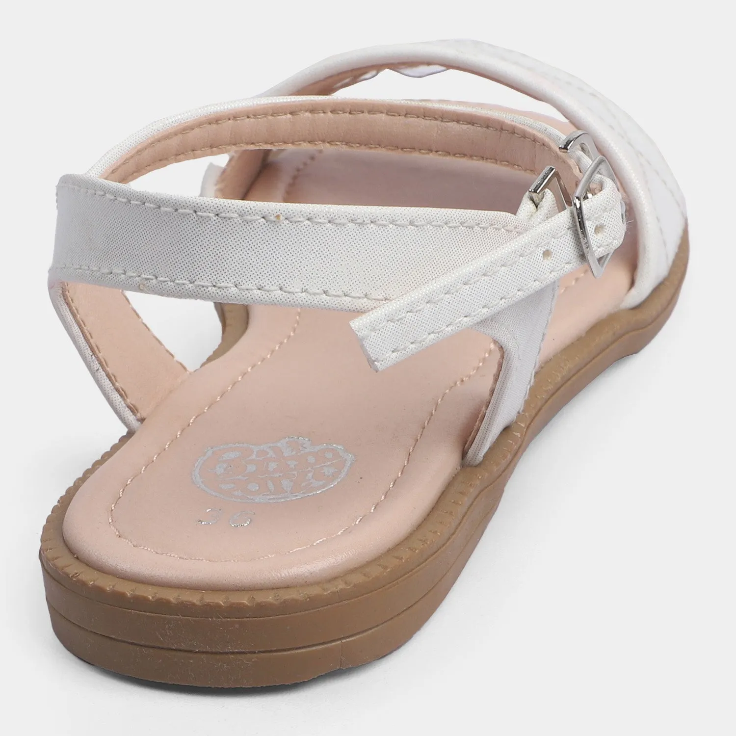 Girls Sandal 456-56-White
