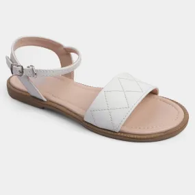 Girls Sandal 456-56-White