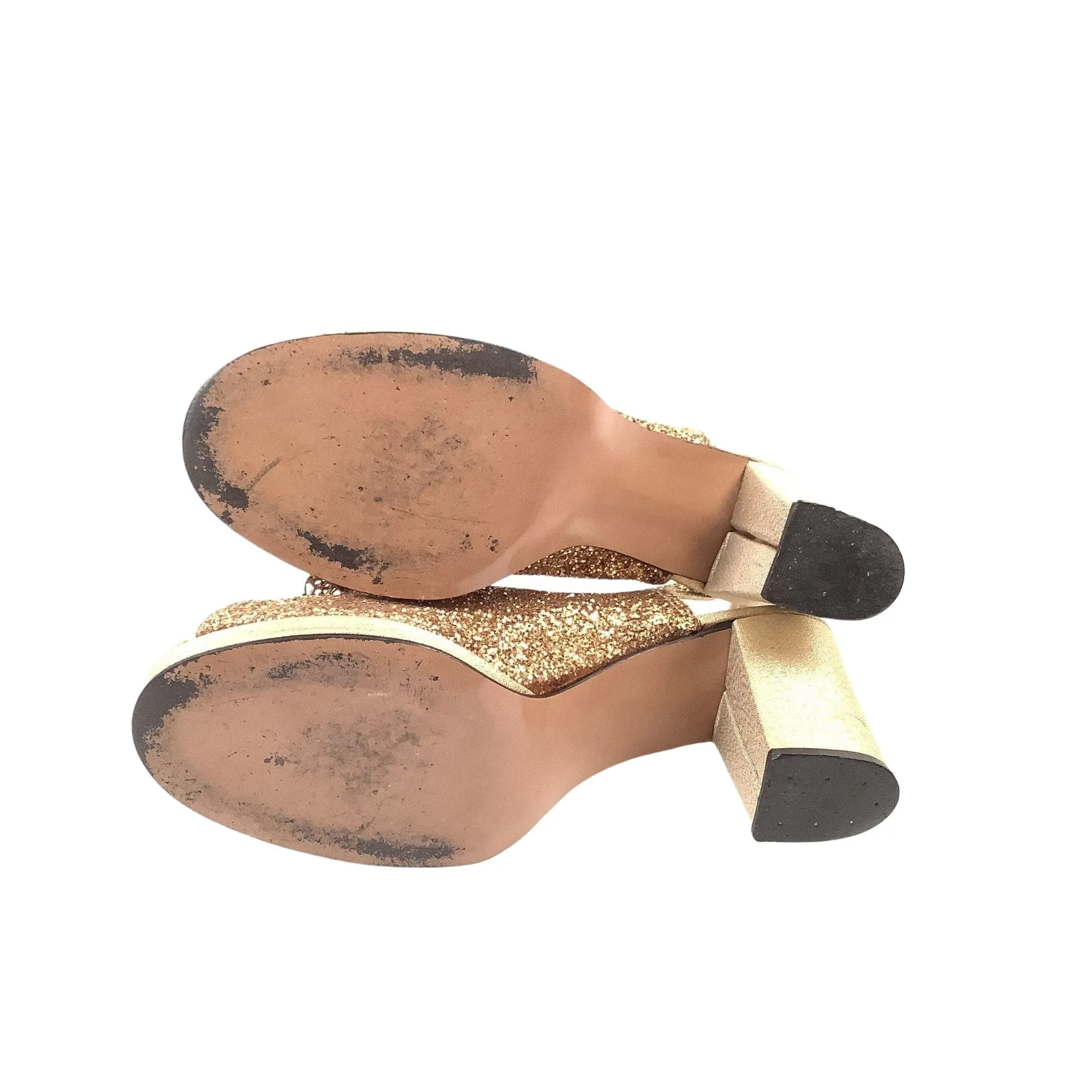 Gold Baroque Heels