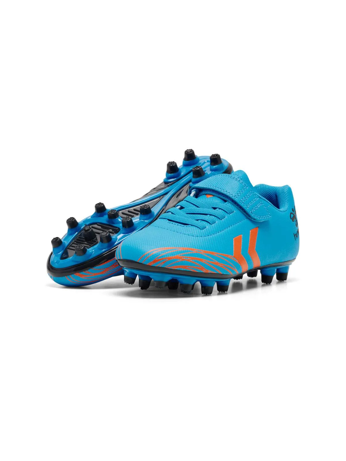 hummel Top Star Jr FG Soccer Cleats (blue/orange)
