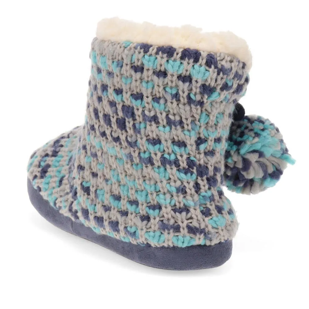 Knitted Faux-Fur-Lined Booties - GALOP40009 / 326 026