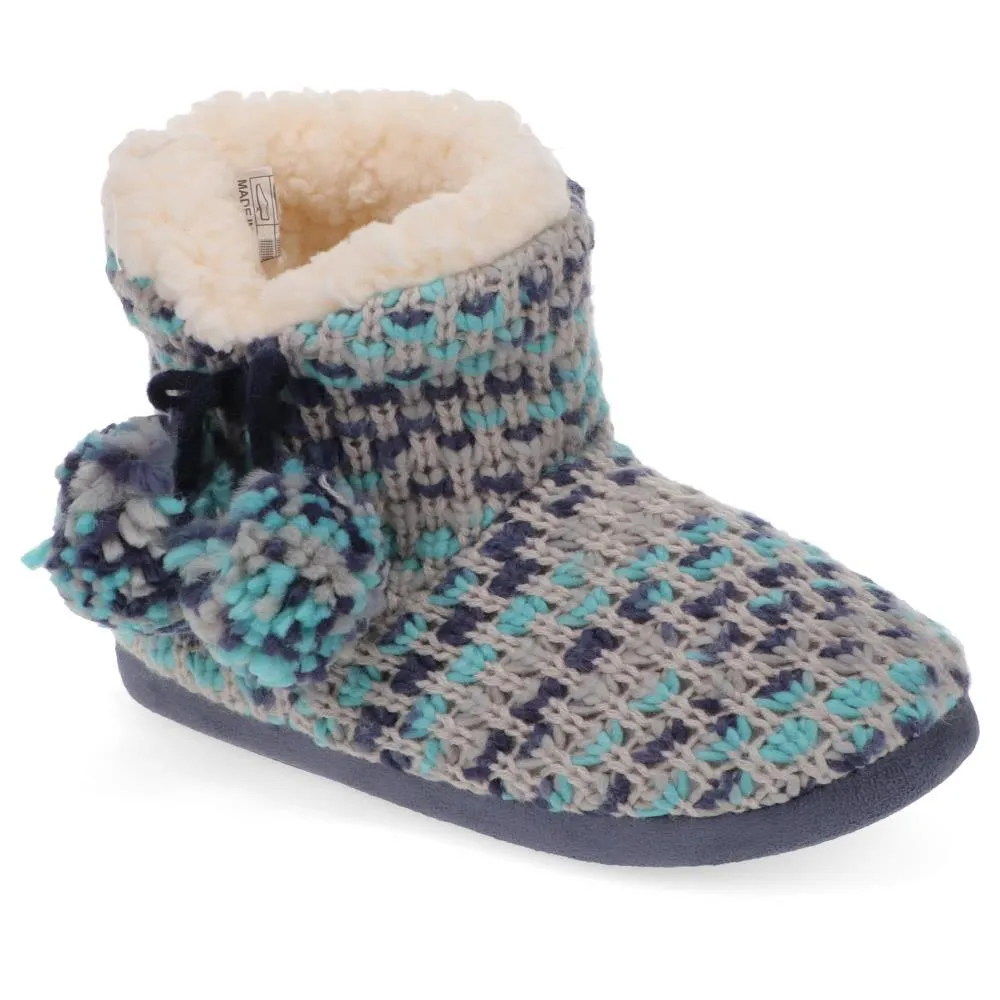 Knitted Faux-Fur-Lined Booties - GALOP40009 / 326 026