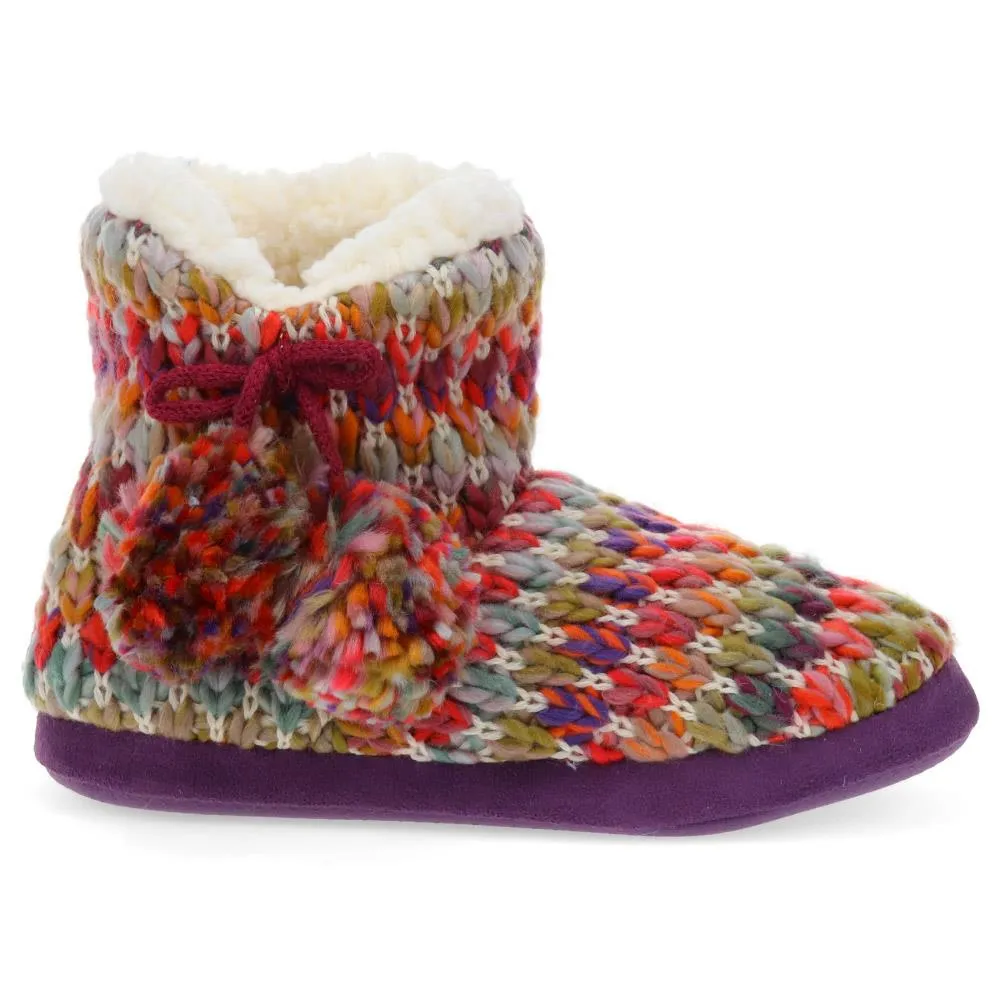 Knitted Faux-Fur-Lined Booties - GALOP40009 / 326 026