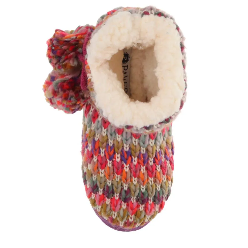 Knitted Faux-Fur-Lined Booties - GALOP40009 / 326 026