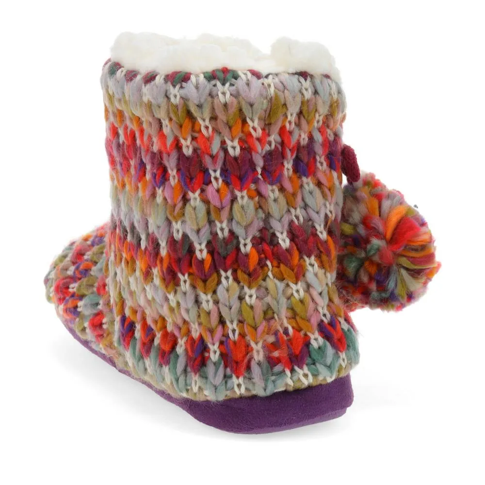 Knitted Faux-Fur-Lined Booties - GALOP40009 / 326 026