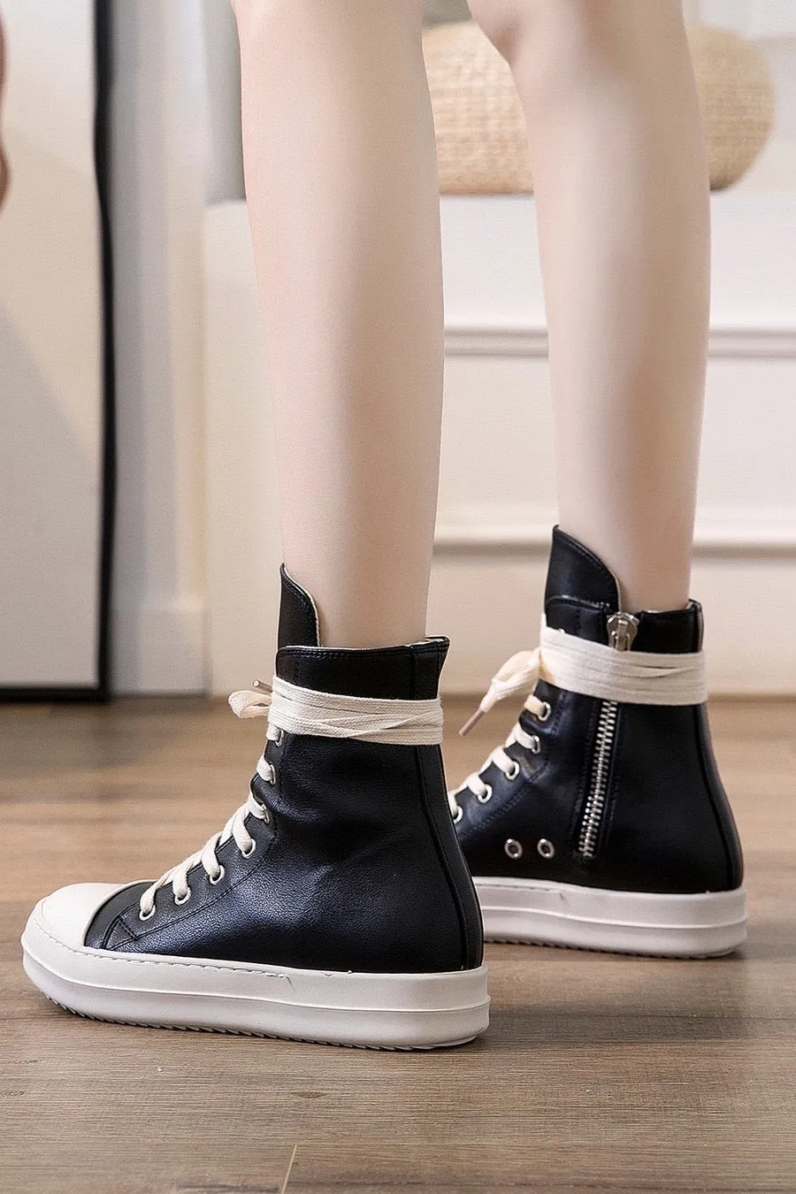 Leather O Tops