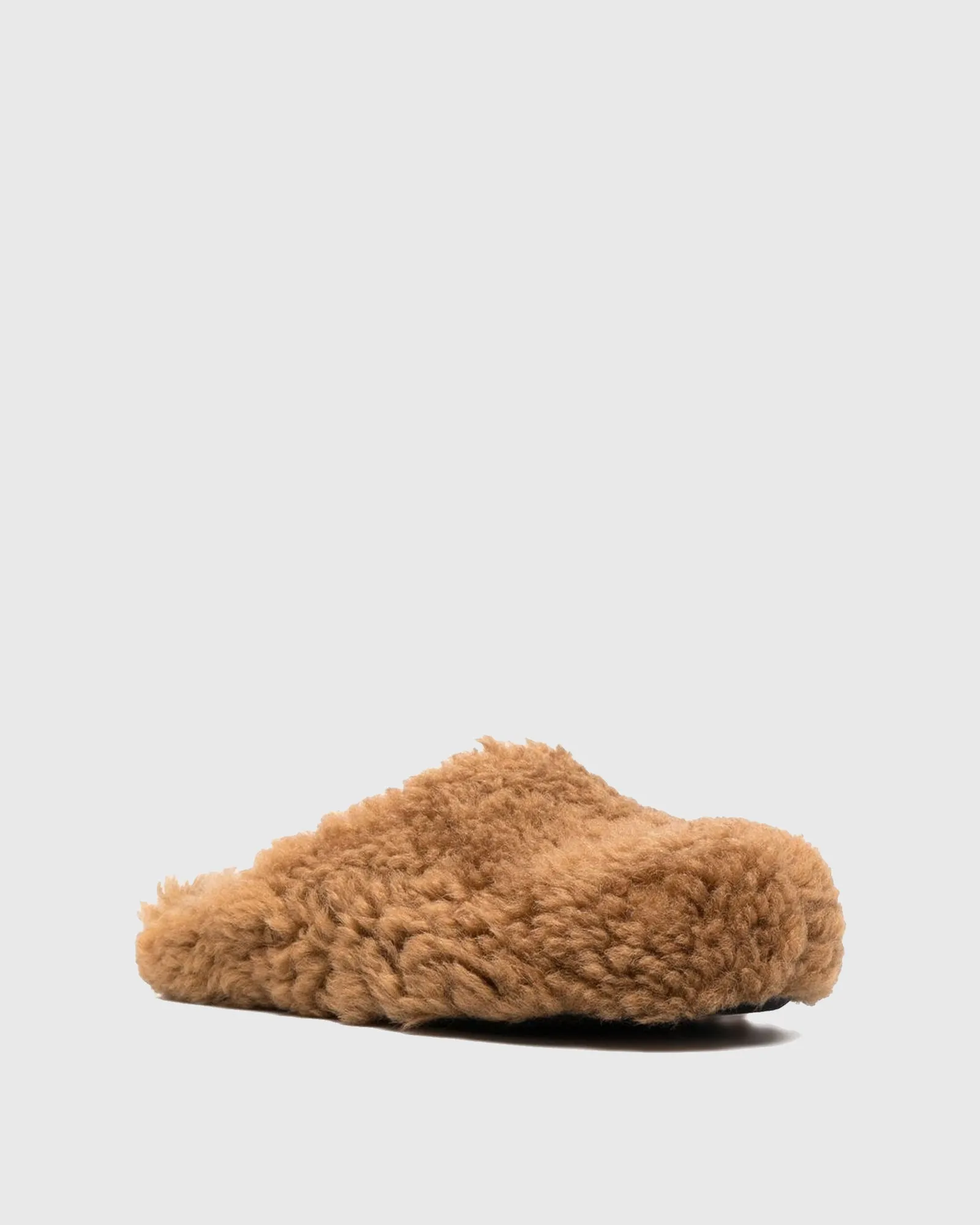 Malvina Faux Fur Slippers In Brown