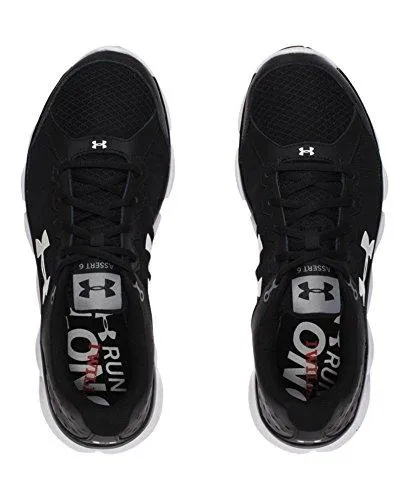 Micro G Assert 6 – 2E Wide Running Shoes Black/White 8.5 2E Us