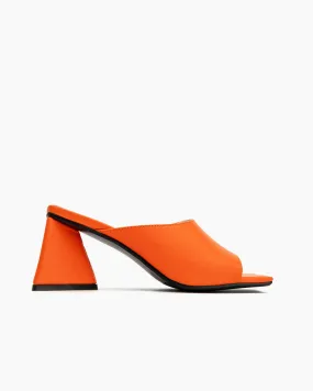 Minimalist Solid Color Chunky Heel Sandals
