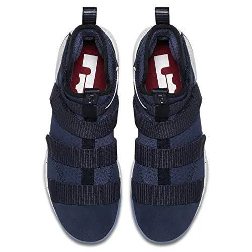 Nike Lebron Soldier Xi Mens Basketball Shoes (11 D(M) US, College Navy/College Navy-White-Team Red)