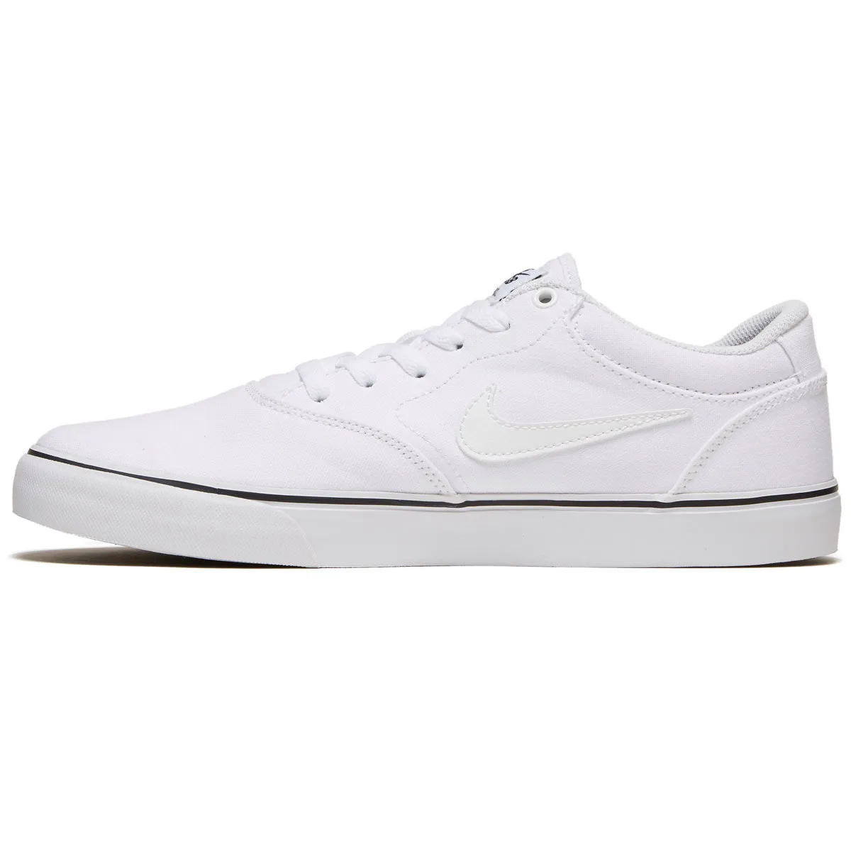 Nike SB Chron 2 Canvas Shoes - White/White/White