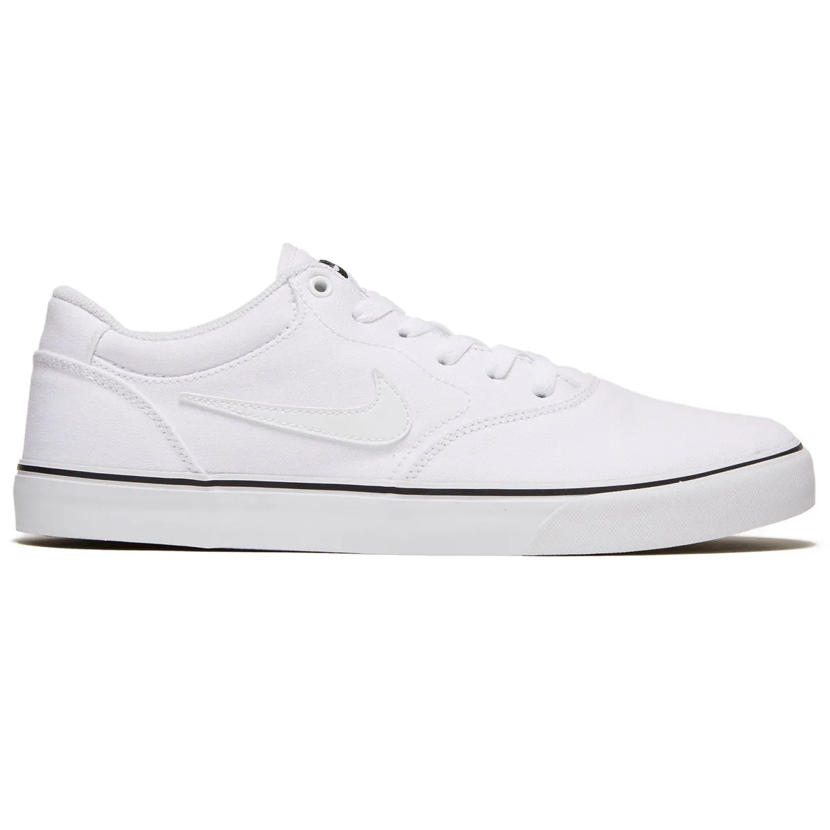 Nike SB Chron 2 Canvas Shoes - White/White/White