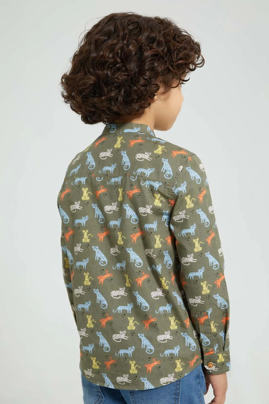 Olive Cat Shirt