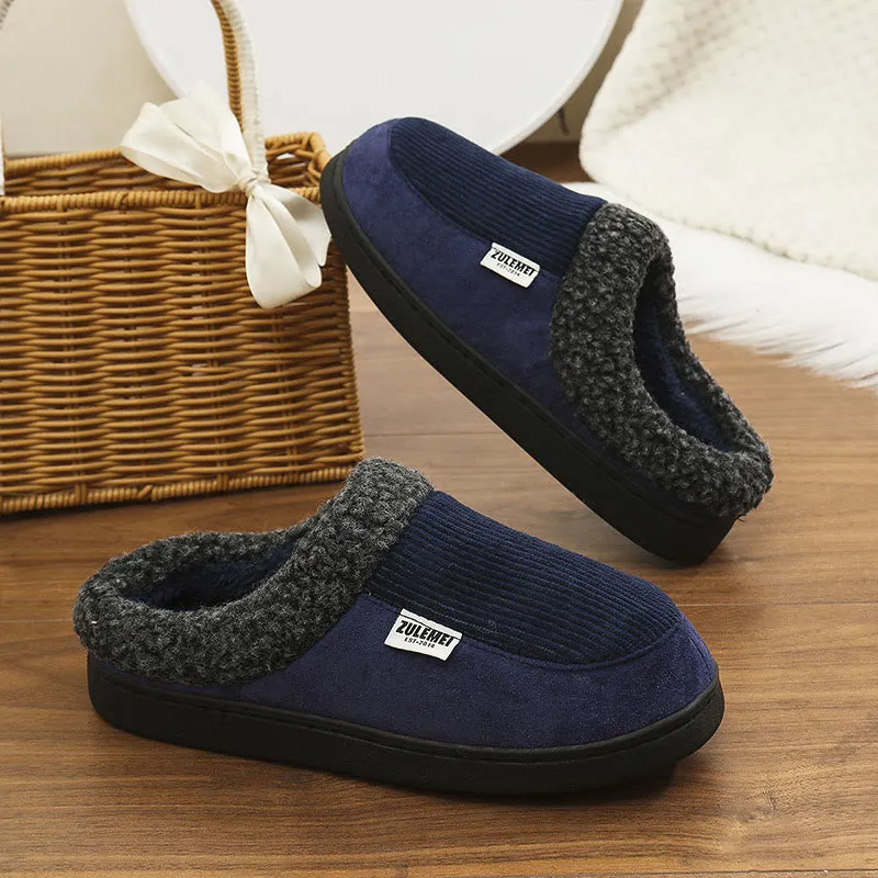 Plus Size Vertical Stripes Slippers