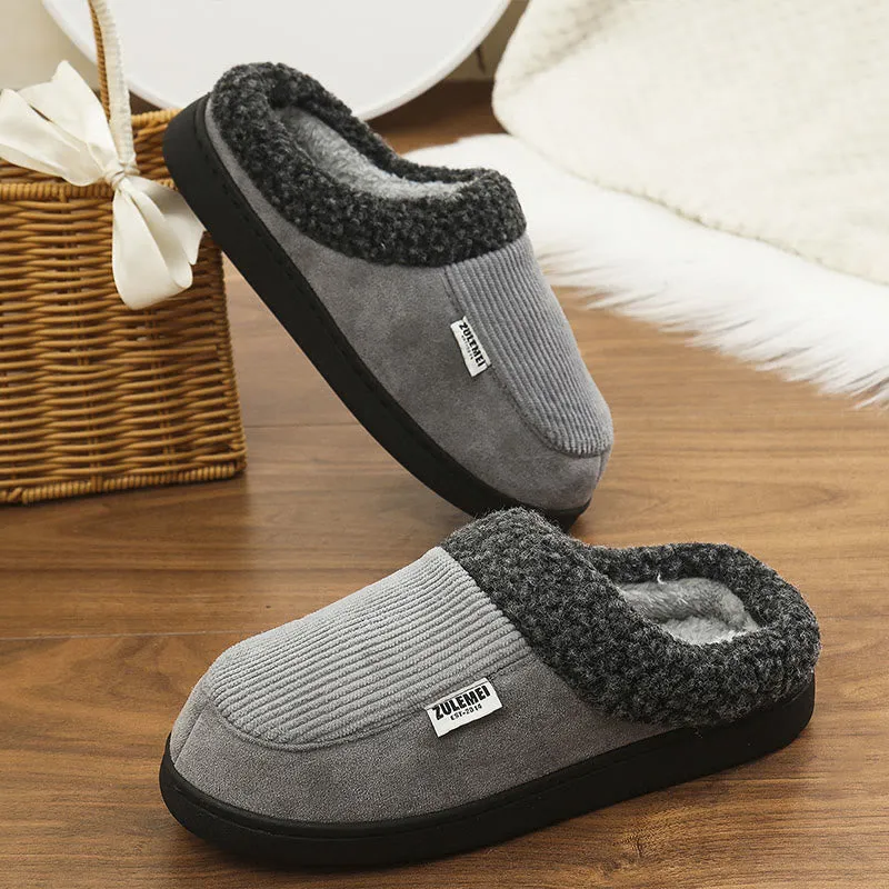 Plus Size Vertical Stripes Slippers