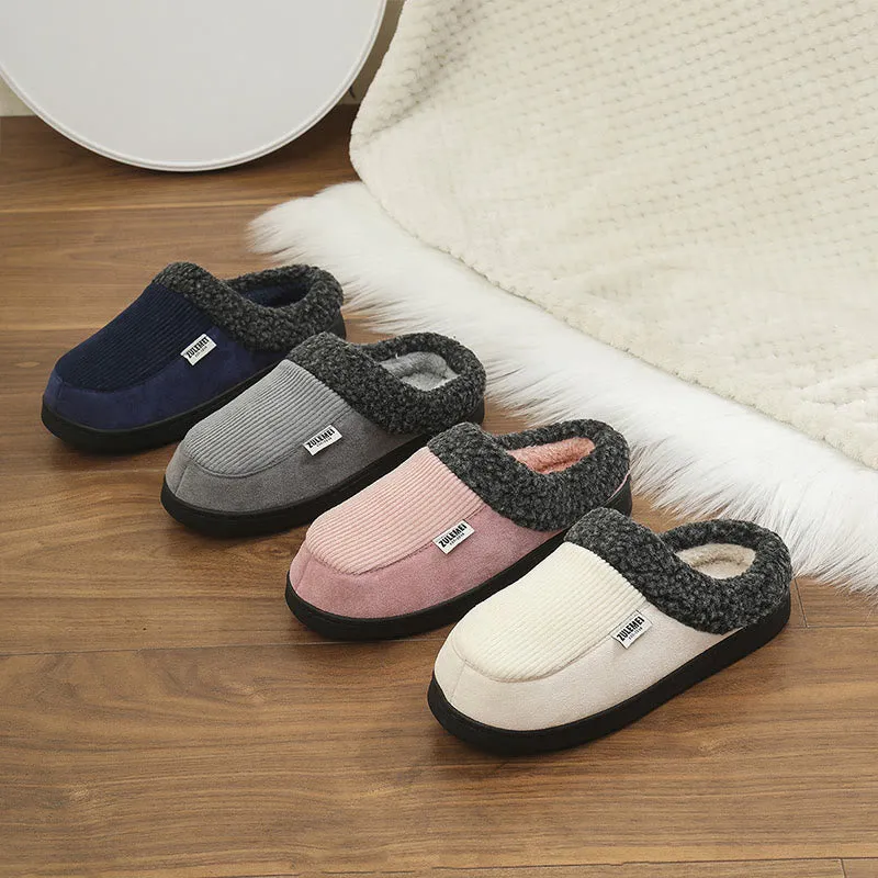 Plus Size Vertical Stripes Slippers