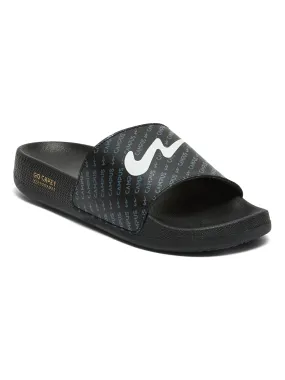 SL-444 Black Men's Slides