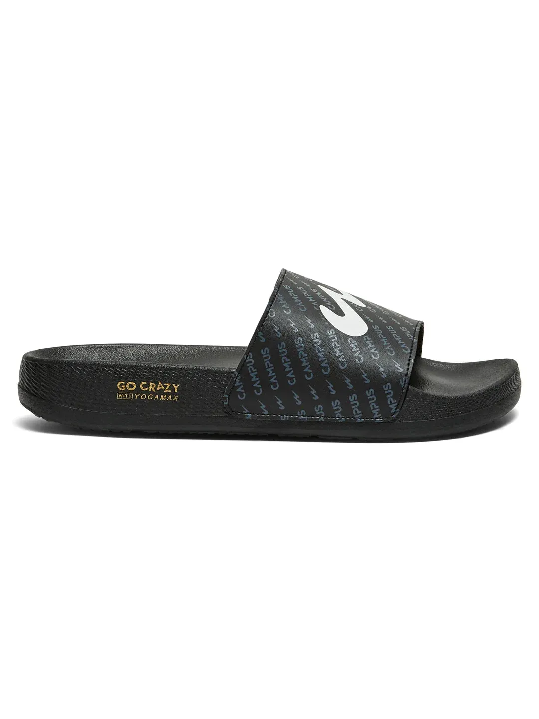 SL-444 Black Men's Slides