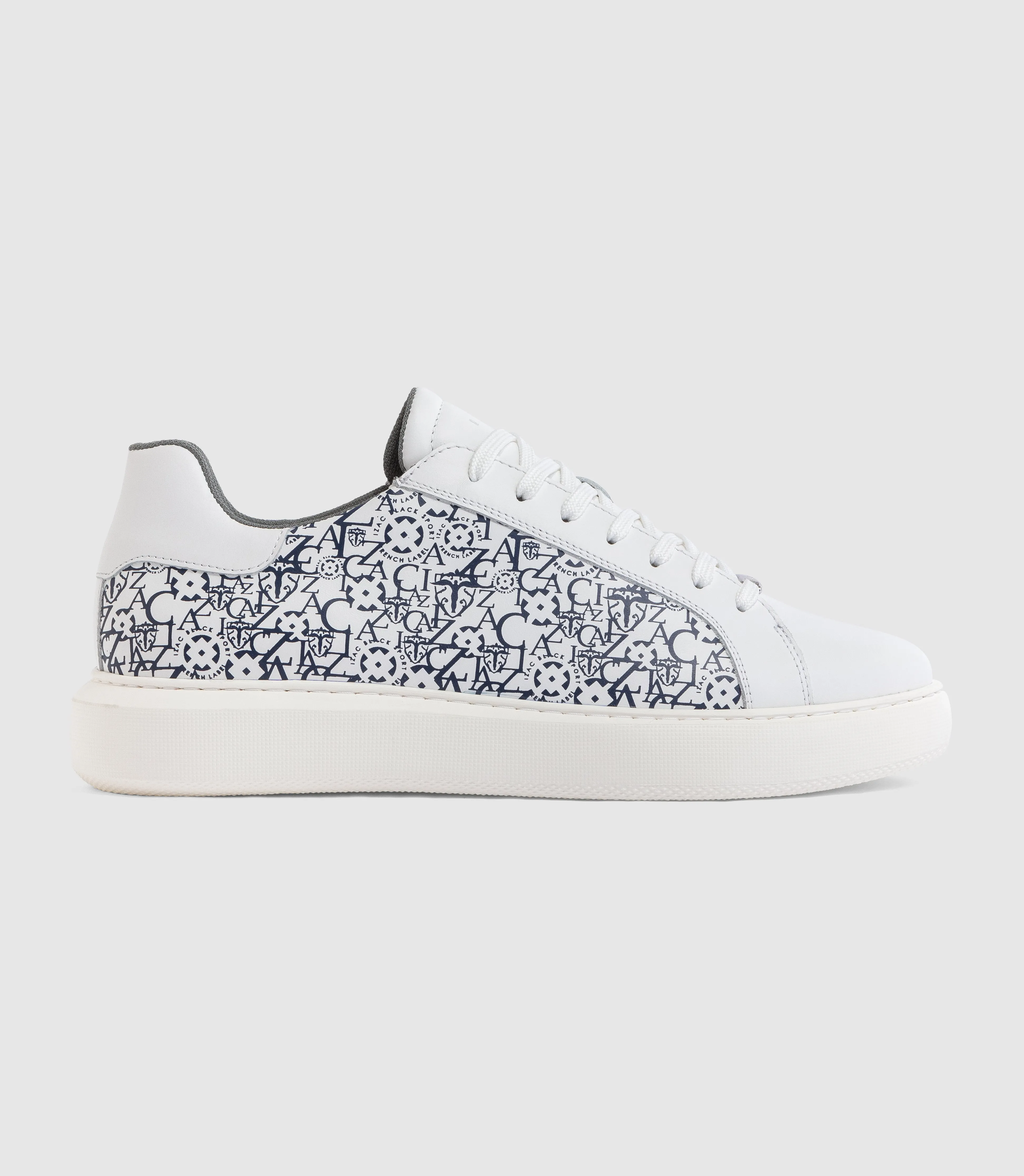 Sneakers blanche et marine "Gwendal"