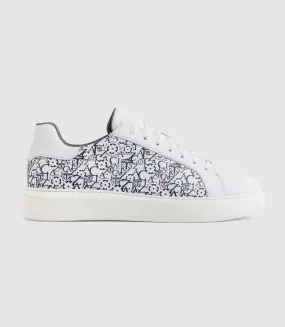 Sneakers blanche et marine "Gwendal"