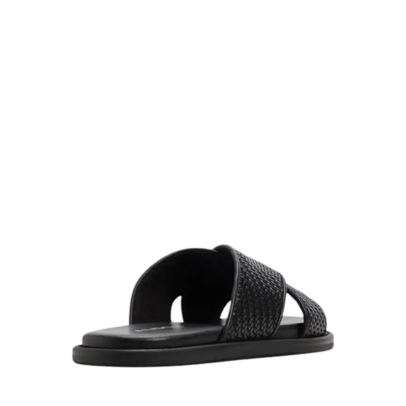 TARIK FLAT SANDALS - BLACK