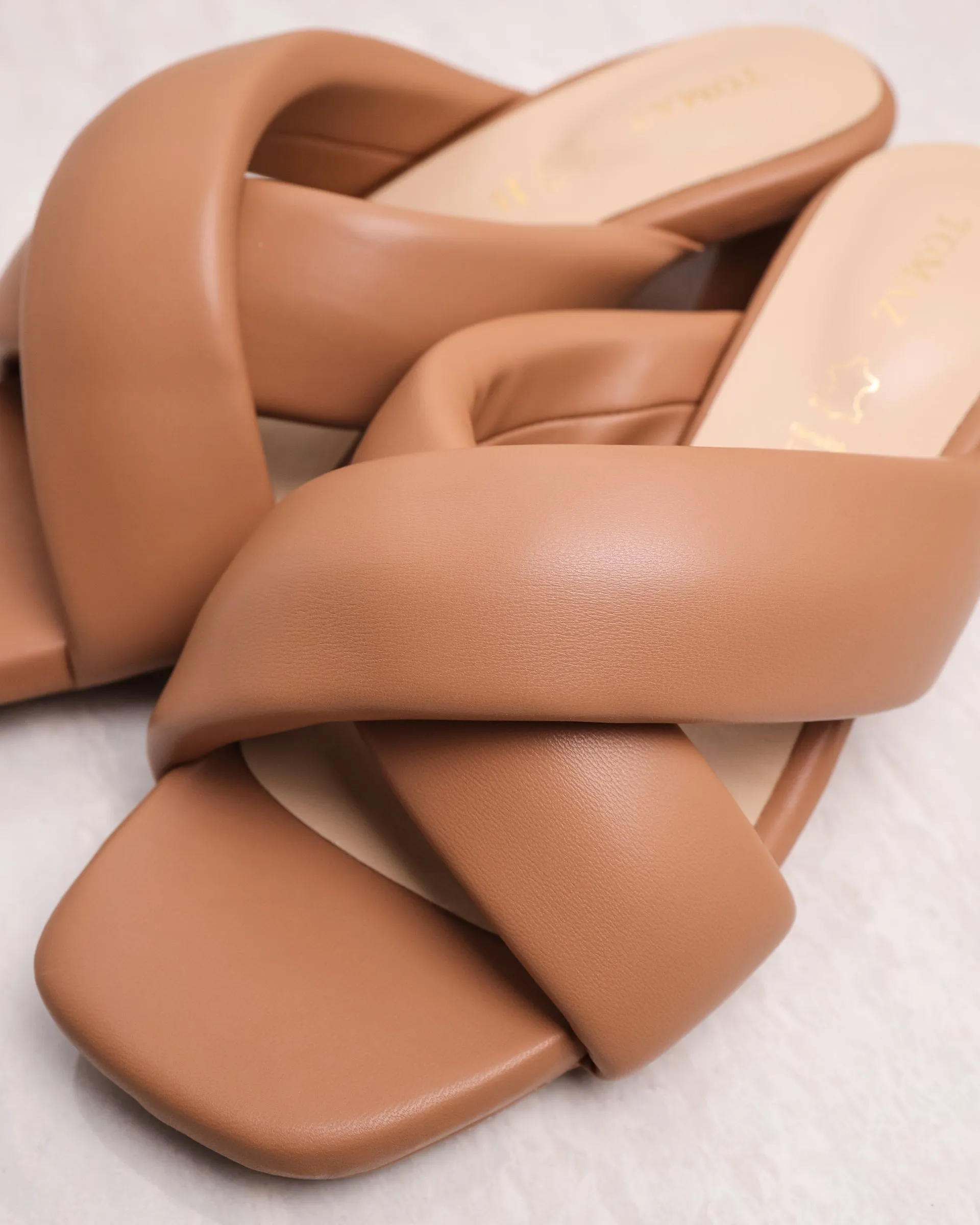 Tomaz YX68 Ladies Strappy Block Heels