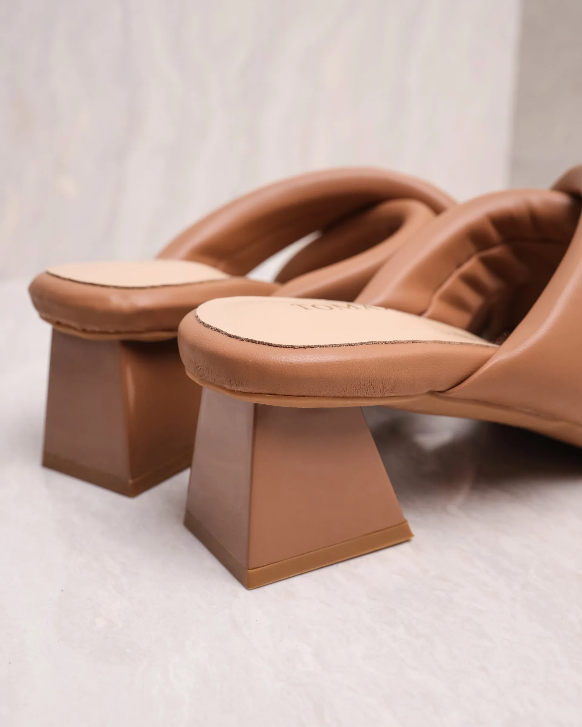 Tomaz YX68 Ladies Strappy Block Heels