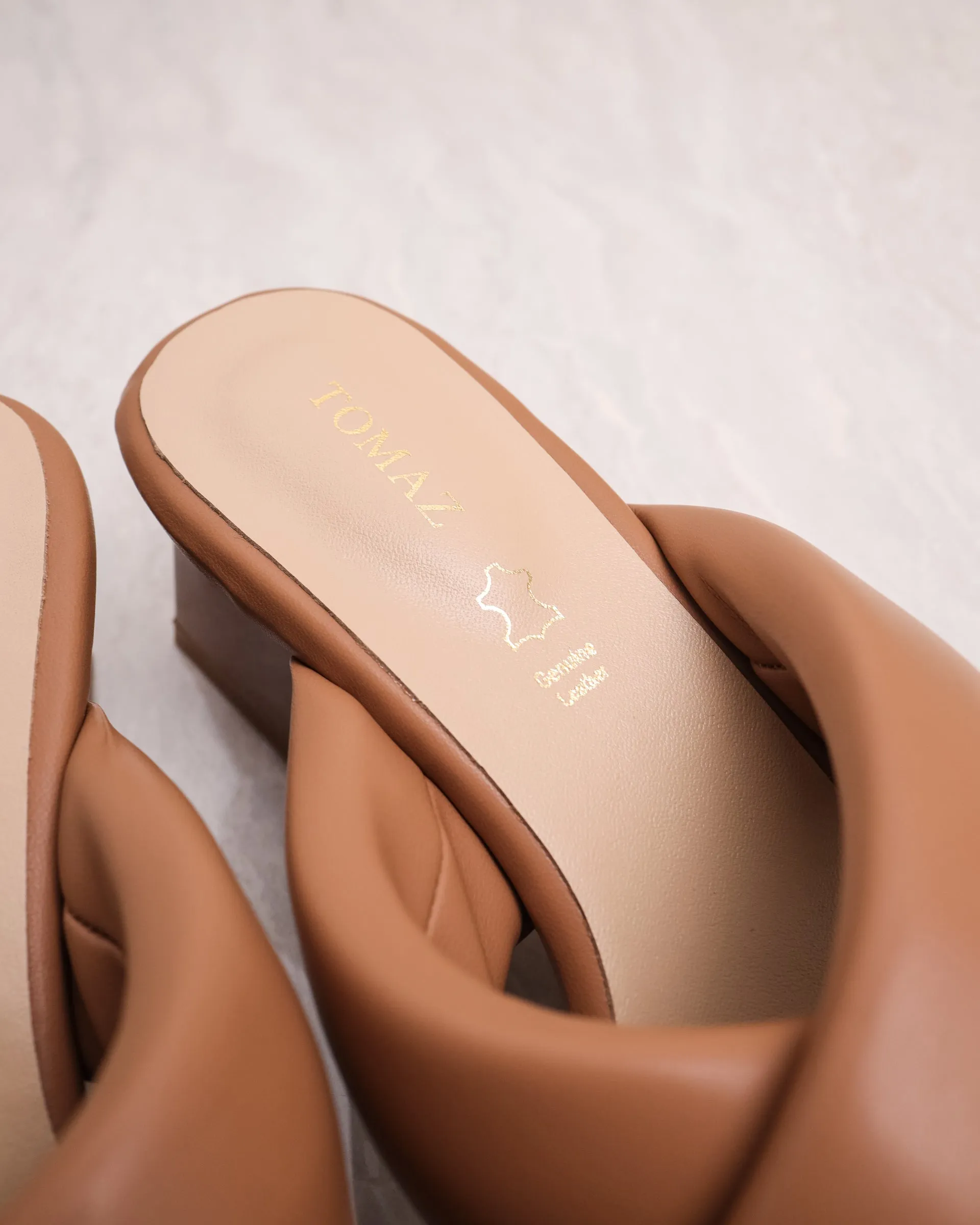 Tomaz YX68 Ladies Strappy Block Heels